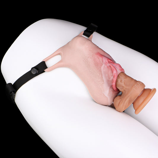 Realistic Platinum Silicone Pussy Panties – Skin-Toned, Wearable & Form-Fitting