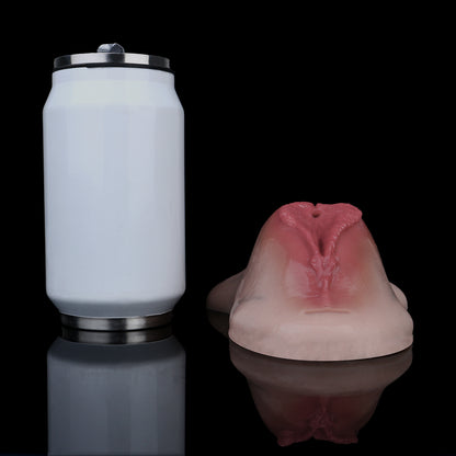 Wear What You Feel — Realistic Silicone Pussy Panties with Leather Harness & Full Functionality