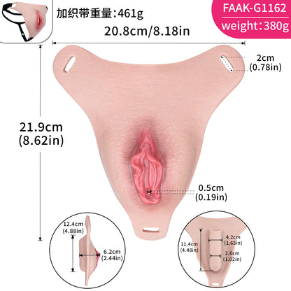 ORALSX Precision V-Pro: Anatomical Silicone Prosthetic with STP Function & Textured Channel