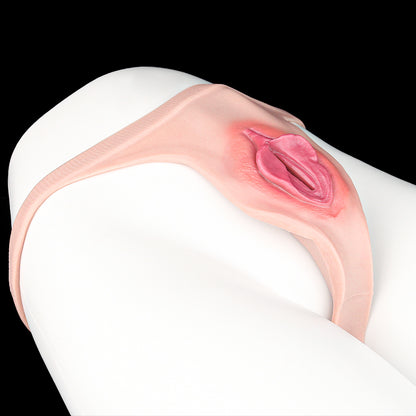 The Second-Skin Pussy Panties: Seamless Silicone T-Back with Penetrable Core