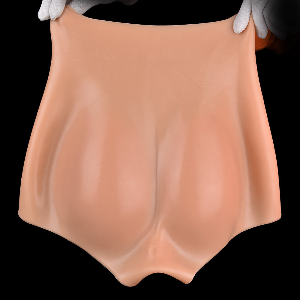 Veined Flesh-Tone Wearable Dildo Panties – Realistic Platinum Silicone Packing Harness Boxers for Trans Masculine & Gender-Affirming Intimacy