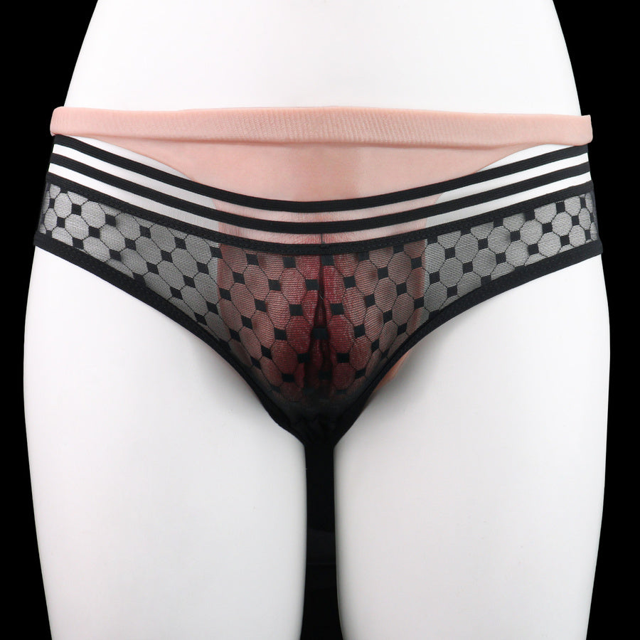 Hyper-Realistic Hand-Painted Silikon Pussy Panties – Platinum Liquid Silicone Crossdresser Gaff Briefs