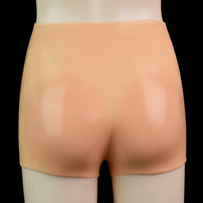 Veined Flesh-Tone Wearable Dildo Panties – Realistic Platinum Silicone Packing Harness Boxers for Trans Masculine & Gender-Affirming Intimacy