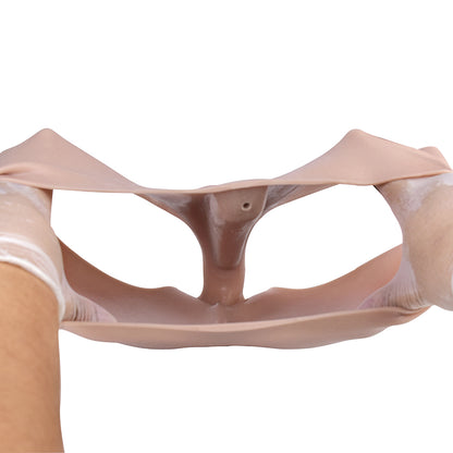 Realistic Silicone Pussy Panties with Penetrable Vaginal Channel
