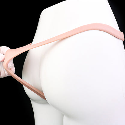 Sensory Shift | Lifelike Penetrable Pussy in Panties Thong — Ultra-Elastic Platinum Silicone Intimate Wear