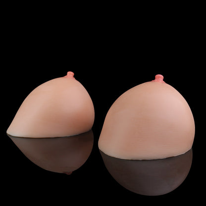 Silicone Breast Prosthesis Skin Tone – Liquid Silicone, Teardrop Shape & Three Sizes S/M/L