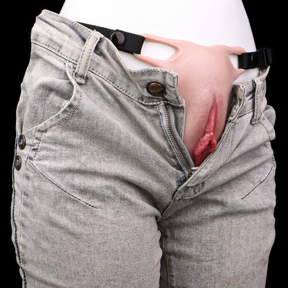 Ultra-Realistic Pussy Panties – Skin-Toned Silicone Prosthetic for an Authentic Feel