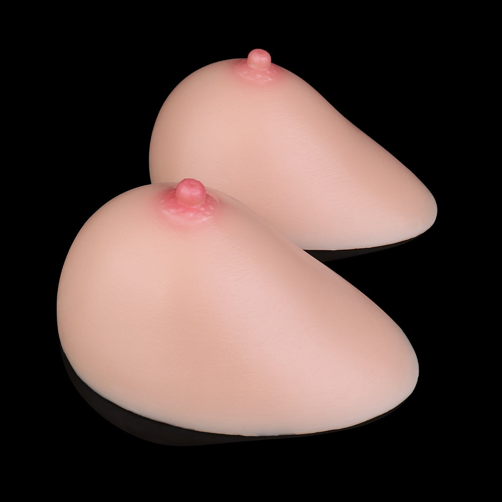 Realistic Silicone Breast Prosthesis Teardrop Shape – Natural Prosthetic for Everyday Wear & Crossdressers