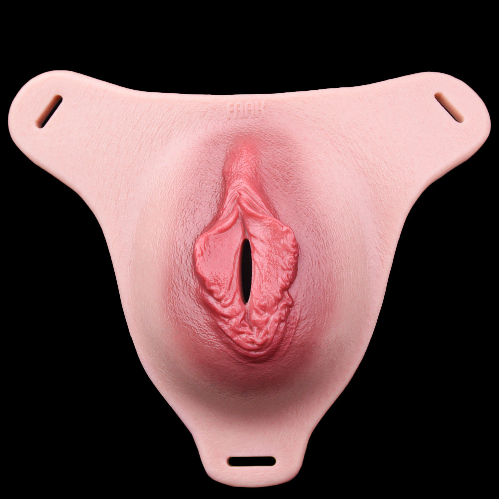 Stealth Pass-Through Panty Pussy | Wearable Silicone Vulva Shield with Anatomical Comfort Fit