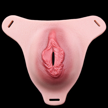Stealth Pass-Through Panty Pussy | Wearable Silicone Vulva Shield with Anatomical Comfort Fit