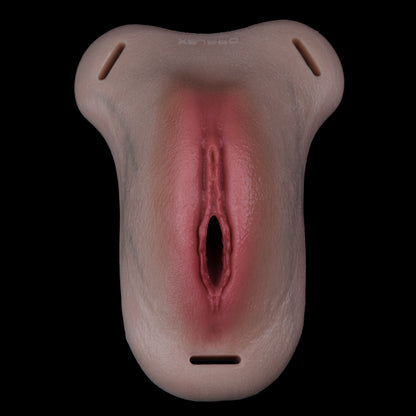 Realistic & Wearable Transgender Vagina Panties – Two-Tone Skin Layer Pussy Briefs with Integrated Vibrator
