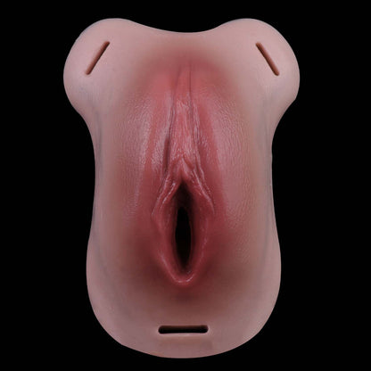 Leather Strap Pussy Panties | Transgender Vaginal Gaff for Trans & Femboys