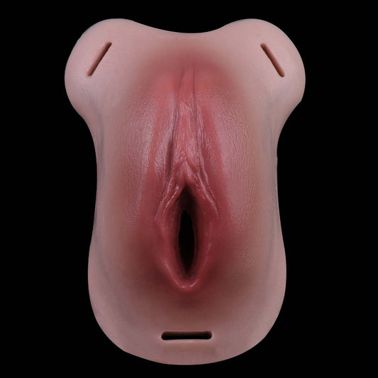 Leather Strap Pussy Panties | Transgender Vaginal Gaff for Trans & Femboys