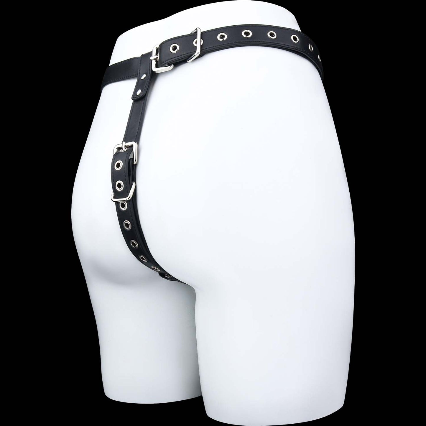 Dual-Sensation Realistic Vulva Strap-On Harness + Prosthetic with Remote Vibrator