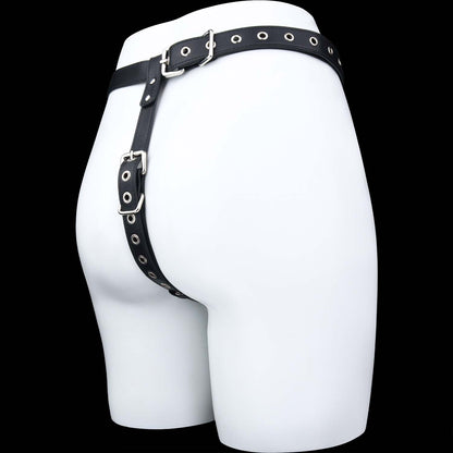 Dual-Sensation Realistic Vulva Strap-On Harness + Prosthetic with Remote Vibrator