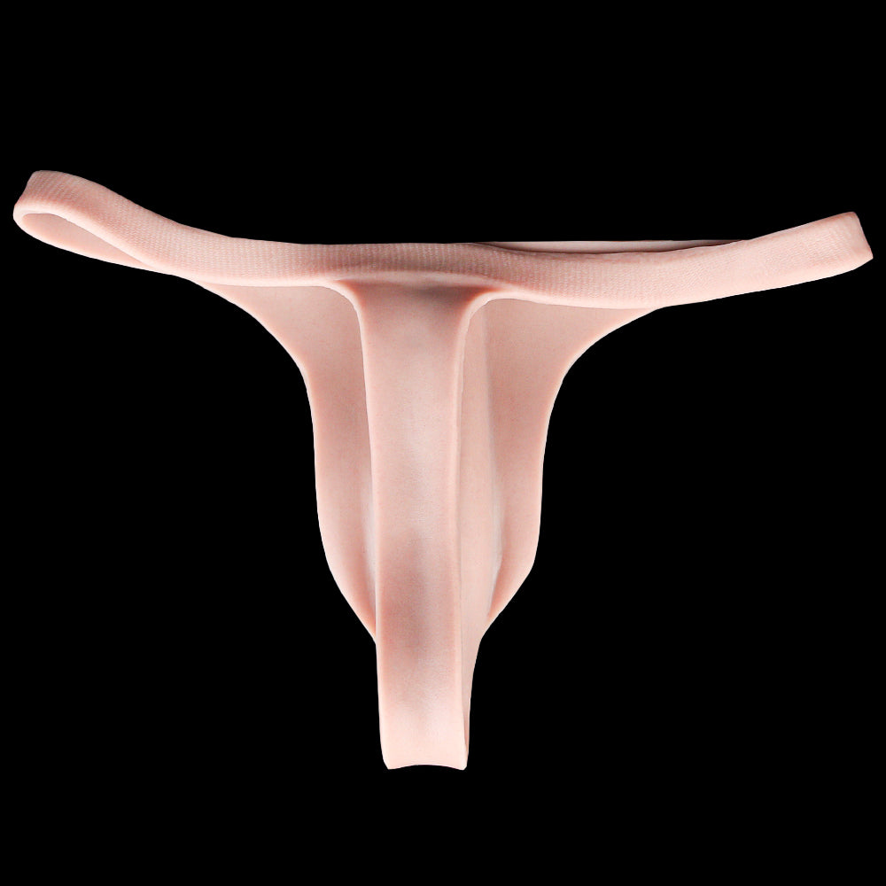 Seamless Fantasy: The Penetrable Silicone T-Back Pussy Panties | High-Stretch Wearable Intimacy