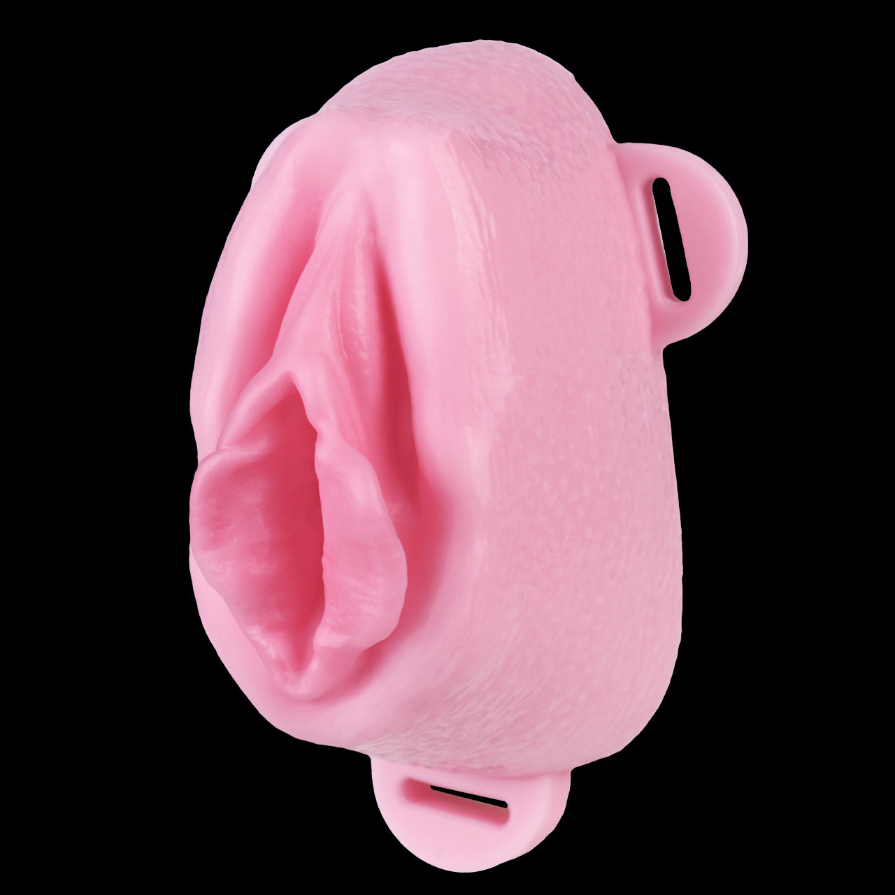 FemmeVee Ultra-Realistische Pussy Panties: Hautfarbener Crossdressing-Shield mit Leder-Harness