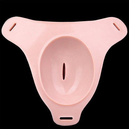 Stealth Pass-Through Panty Pussy | Wearable Silicone Vulva Shield with Anatomical Comfort Fit