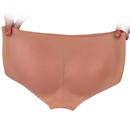 Authentic Flesh-Tone Wearable Dildo Panties – Veined Platinum Silicone Boxer Briefs for Hands-Free Intimacy & Authentic Body Experience