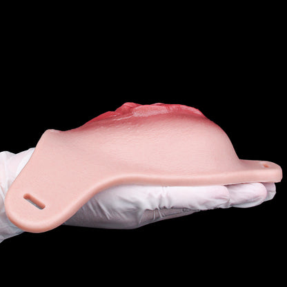 Pass-Through Pussy in Panties | Wearable Silicone Gaff Shield &amp; Realistic Vulva for Men