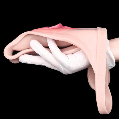 The Second-Skin Pussy Panties: Seamless Silicone T-Back with Penetrable Core