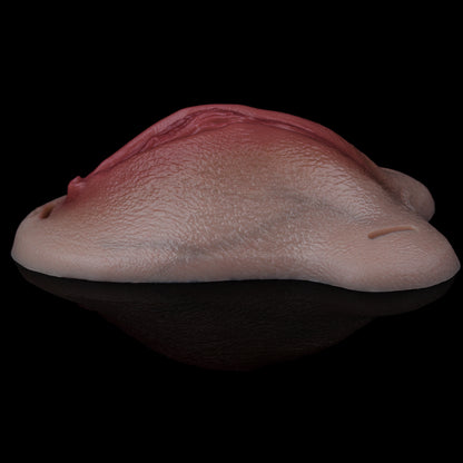 Realistische Tragbare Silikon-Vagina – Hautfarbene Panty Pussy mit verstellbaren Lederriemen