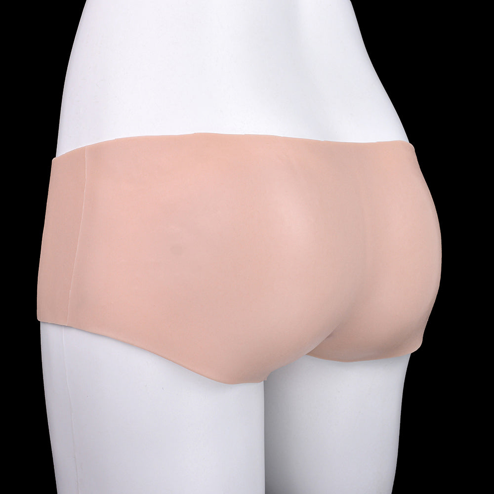Premium Platinum Silicone Pussy Panties: Seamless Sissy Panties for Your Authentic Feminine Illusion