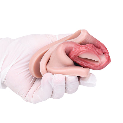 The Invisible Silhouette: Premium Pass-Through Panty Pussy | Master-Grade Silicone Vulva Shield