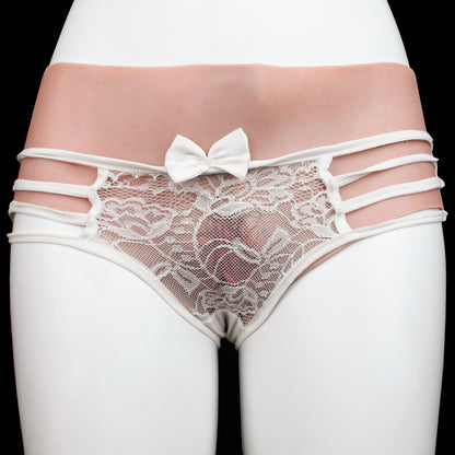 Realistic Skin Tone Pussy Panties – Premium Platinum Silicone Wearable Design for Natural Comfort