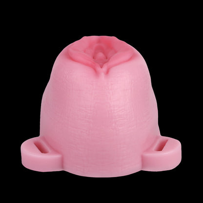 PinkVee Hyper-Realistic Sissy Penis Sleeve & Leather Harness