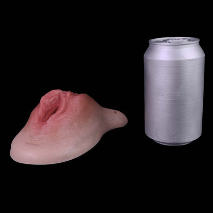 Open Labia Silicone Pussy Panties with Leather Straps | Ultimate Transgender Vaginal Gaff for Intimate Roleplay