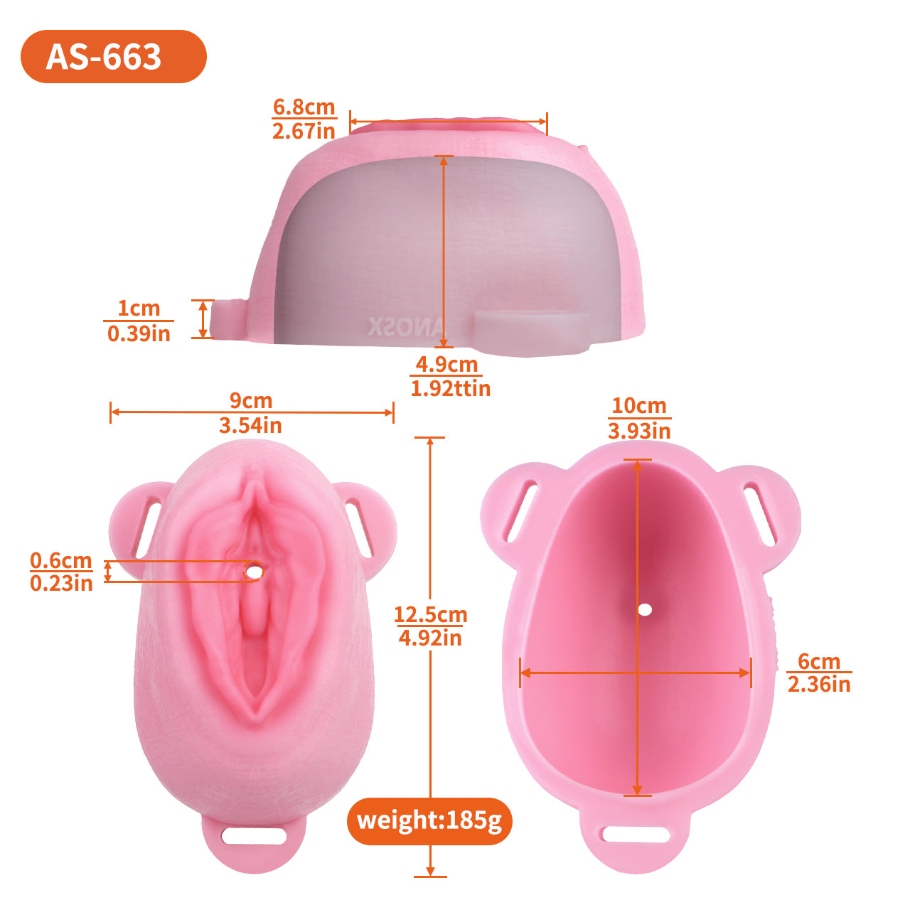PinkVee Hyper-Realistic Sissy Penis Sleeve & Leather Harness