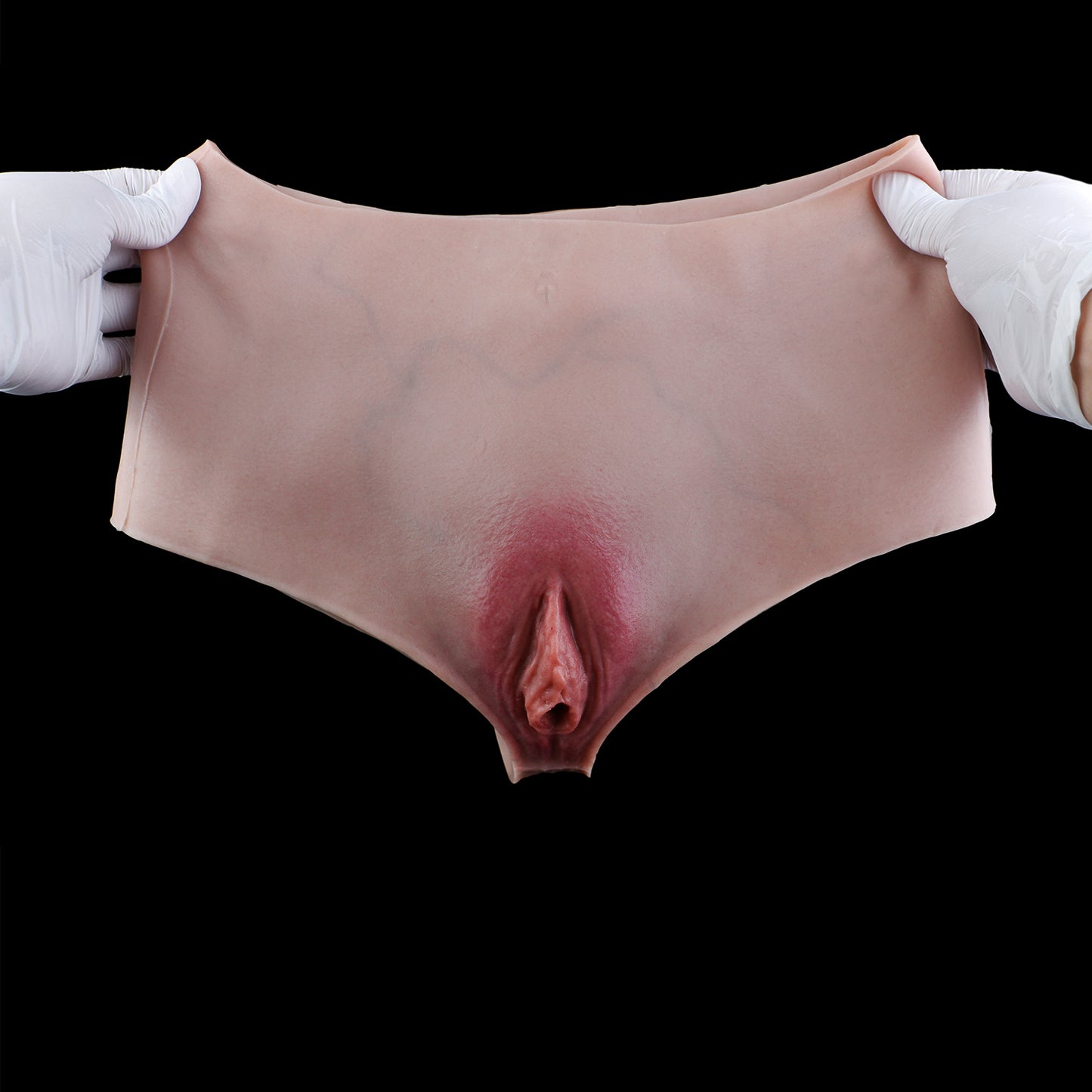 Lifelike Silicone Pussy Panties for Femboys – Comfortable Crossdresser Boxer Shorts with Penetrable Channel & Realistic Look