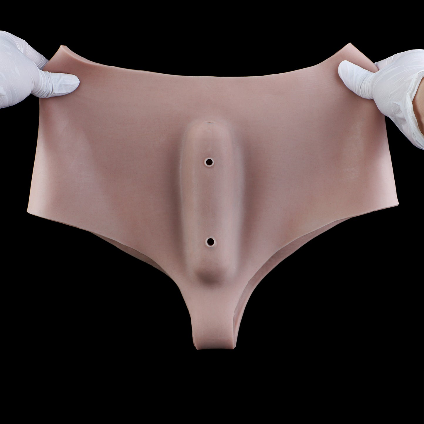 Lifelike Silicone Pussy Panties for Femboys – Comfortable Crossdresser Boxer Shorts with Penetrable Channel & Realistic Look