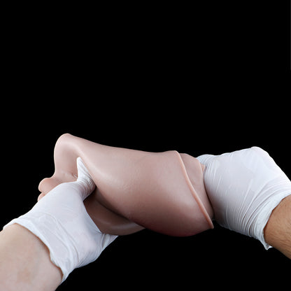 Lifelike Silicone Pussy Panties for Femboys – Comfortable Crossdresser Boxer Shorts with Penetrable Channel & Realistic Look