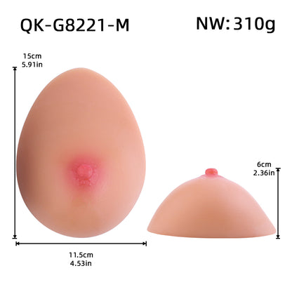 Realistic Silicone Breast Prosthesis Teardrop Shape – Natural Prosthetic for Everyday Wear & Crossdressers